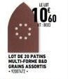 LOT DE 20 PATINS MULTI-FORME B&D GRAINS ASSORTIS -12007472.  LE LOT  1060  T: BERD 