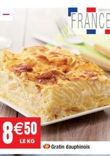 8€50  Gratin dauphinois  FRANCE  born 