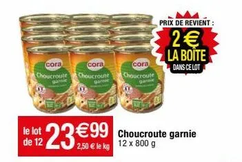 choucroute cora