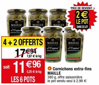 cornichons Maille