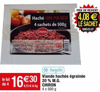 viande hachée