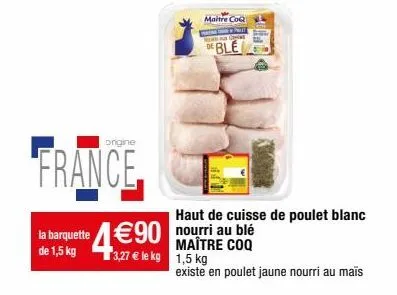 cuisse de poulet maître coq