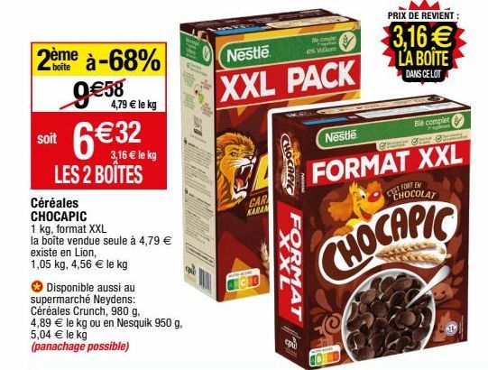 céréales Chocapic Nestlé