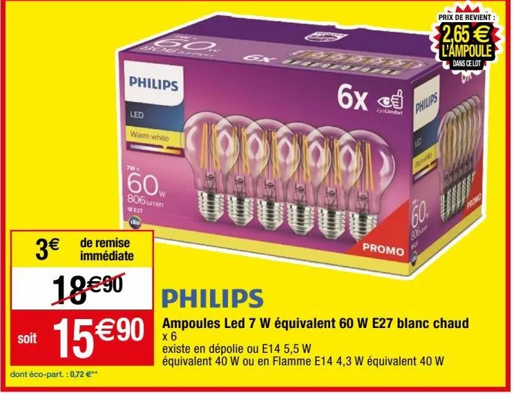 ampoule led philips