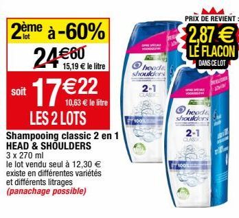 shampoing head & Shoulders