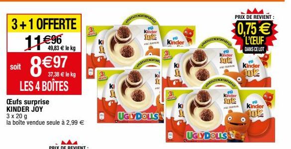 chocolats Kinder