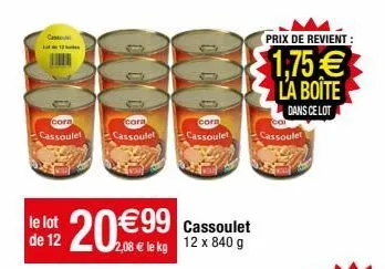 cassoulet cora