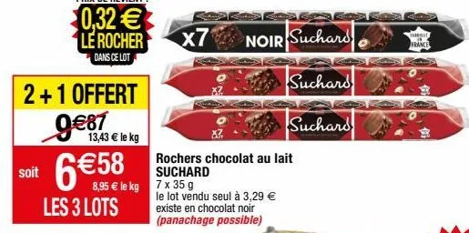 chocolat au lait suchard