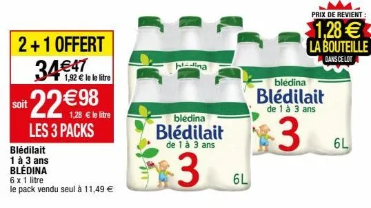 lait de continuation blédina