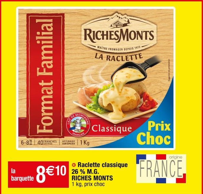 raclette RichesMonts