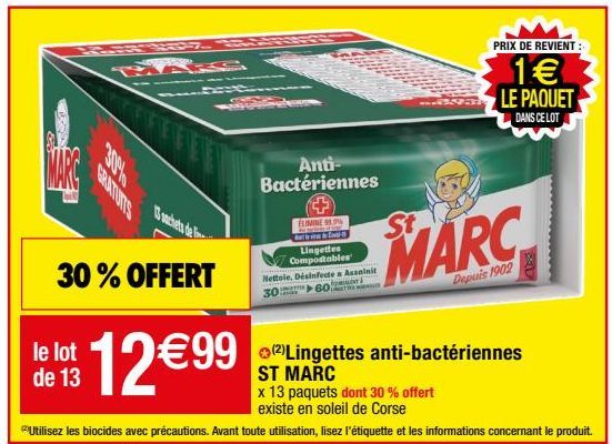 lingettes multi-usages St marc