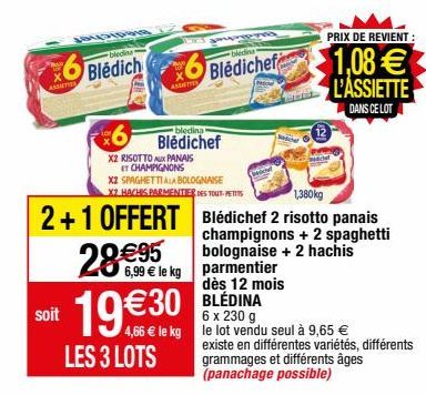 plats préparés Blédina