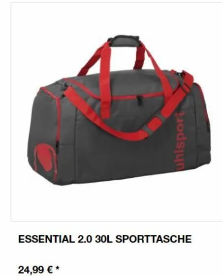 uhlsport  essential 2.0 30l sporttasche  24,99 € *  