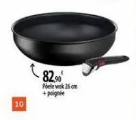 10  c -82,90  poele wok 26 cm + poignée 
