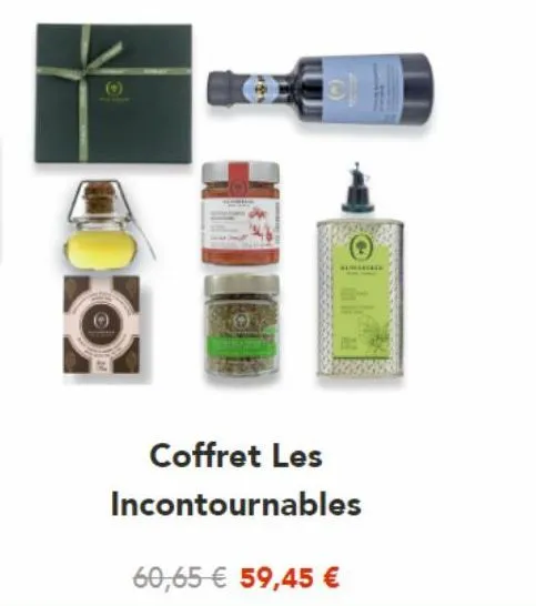 coffret les  incontournables  60,65 € 59,45 € 