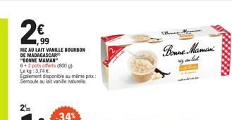 riz au lait Bonne maman