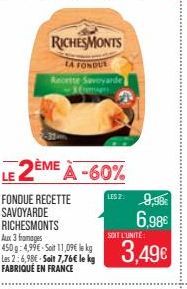 fondue RichesMonts