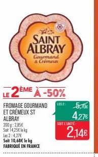 fromage Saint Albray