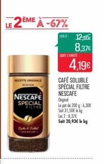 café soluble Nescafé