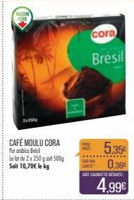 café moulu Cora