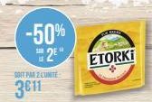 -50%  2⁹*  SOIT PAR 2 LUNITE  3611  ETORKI  MED 