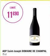 L'UNITÉ  11€90  AOP Saint-Joseph DOMAINE DE CHAMPAL 75 cl 