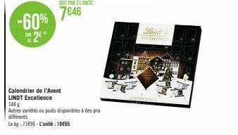 calendrier de l'Avent Lindt