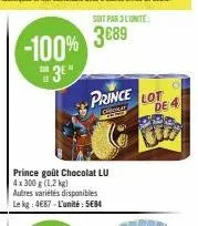 chocolat prince