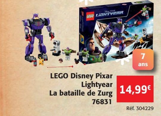 LEGO Disney Pixar Lightyear La bataille de Zurg 76831