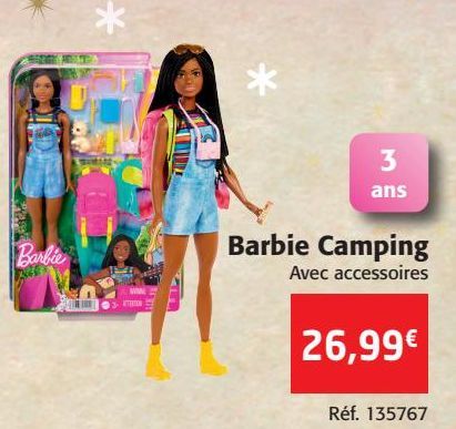 Barbie Camping