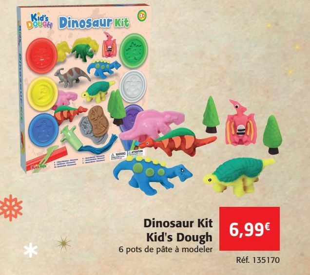Dinosaur Kit Kid's Dough