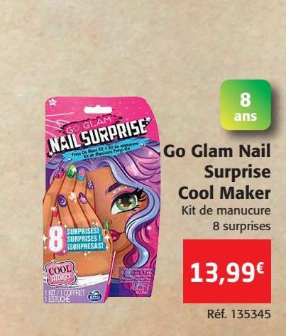 Go Glam Nail Surprise Cool Maker 