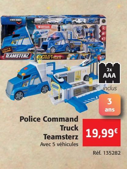 Police Command Truck Teamsterz