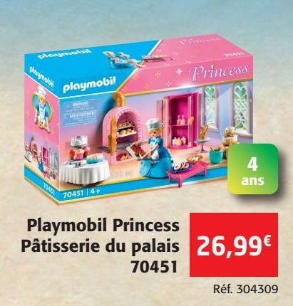 Playmobil Princess Pâtisserie du palais 70451
