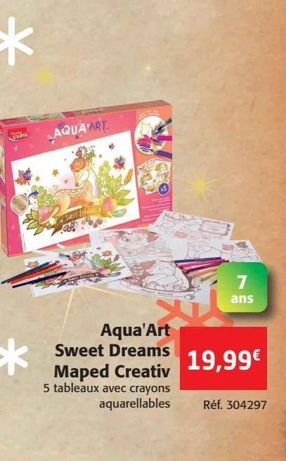 aqua'art sweet dreams maped creativ