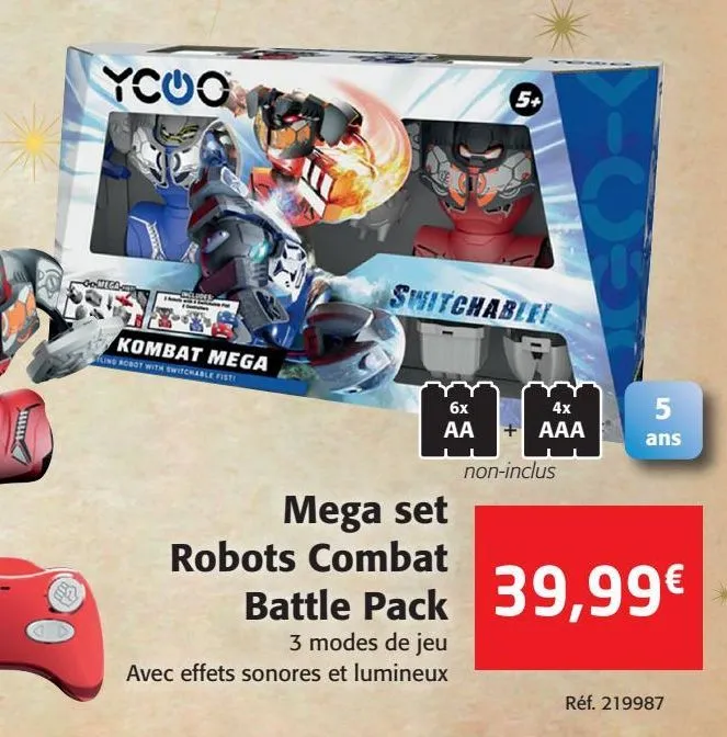 mega set robots combat battle pack