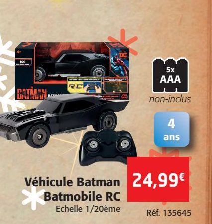 Véhicule Batman Batmobile RC