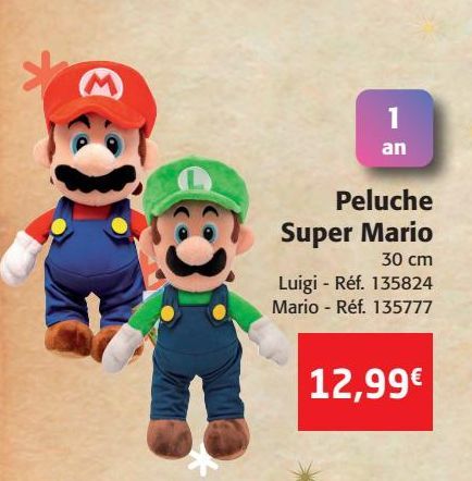 Peluche super Mario
