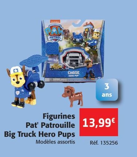 Figurines Pat' patrouille Big Truck Hero Pups