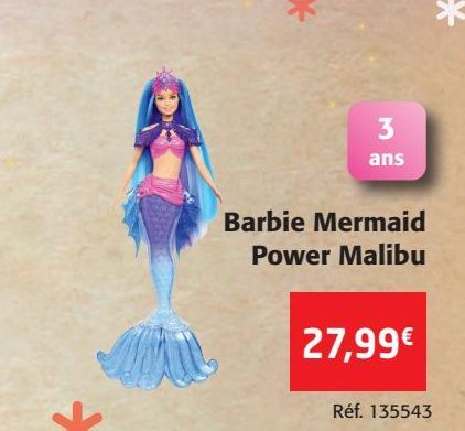 Barbie Mermaid Power Malibu 
