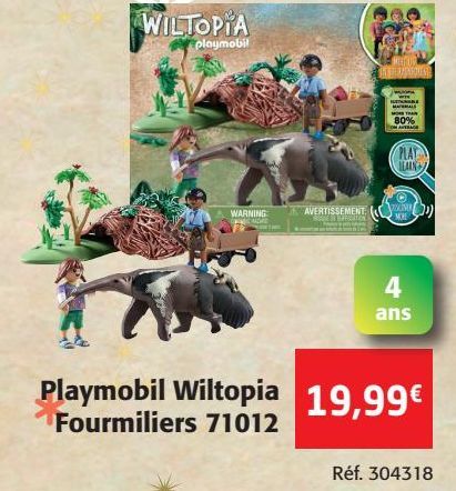 Playmobil Wiltopia Fourmiliers 71012