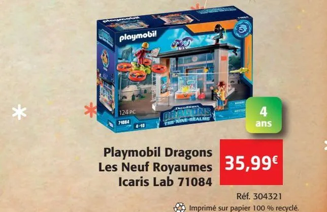 playmobil dragons les neuf royaumes icaris lab 71084