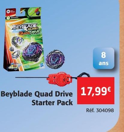 Beyblade Quad Drive Strater Pack 
