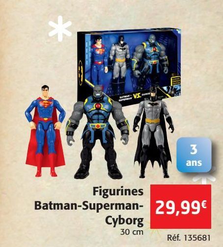 Figurine Batman-superman cyborg