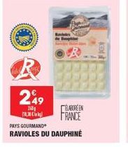 R 249  160 10,38  BLABORE EN  FRANCE  PAYS GOURMAND  RAVIOLES DU DAUPHINE 