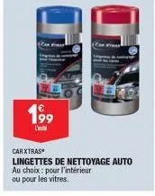 lingettes de nettoyage 