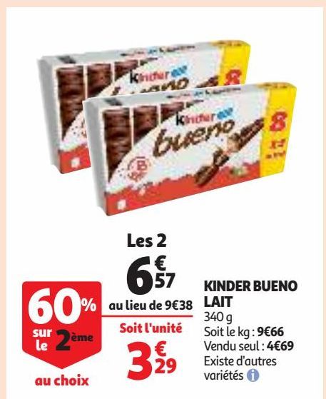 KINDER BUENO LAIT