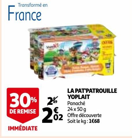 LA PAT'PATROUILLE YOPLAIT 