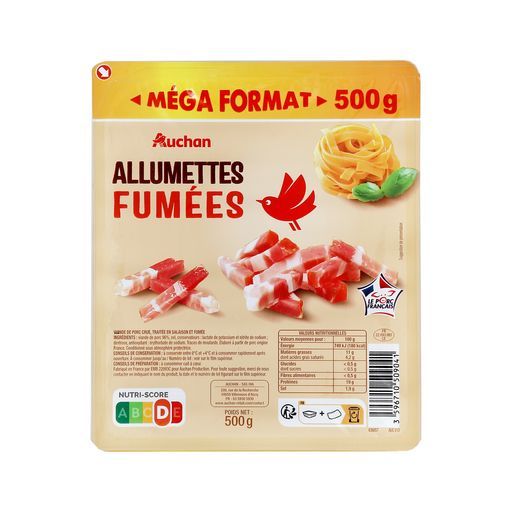 ALLUMETTES FUMÉES AUCHAN