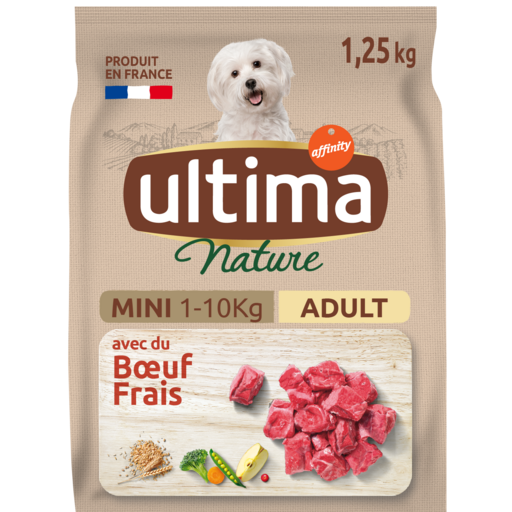 CROQUETTES POUR CHIEN MINI AU BOEUF ULTIMA